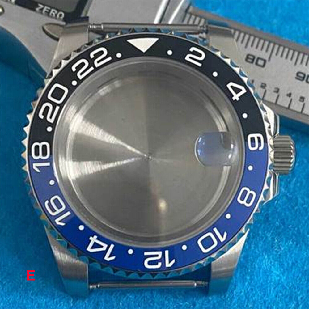 Boîtier de montre en acier inoxydable 316L avec verre saphir grossissant de 40 mm pour mouvement NH35