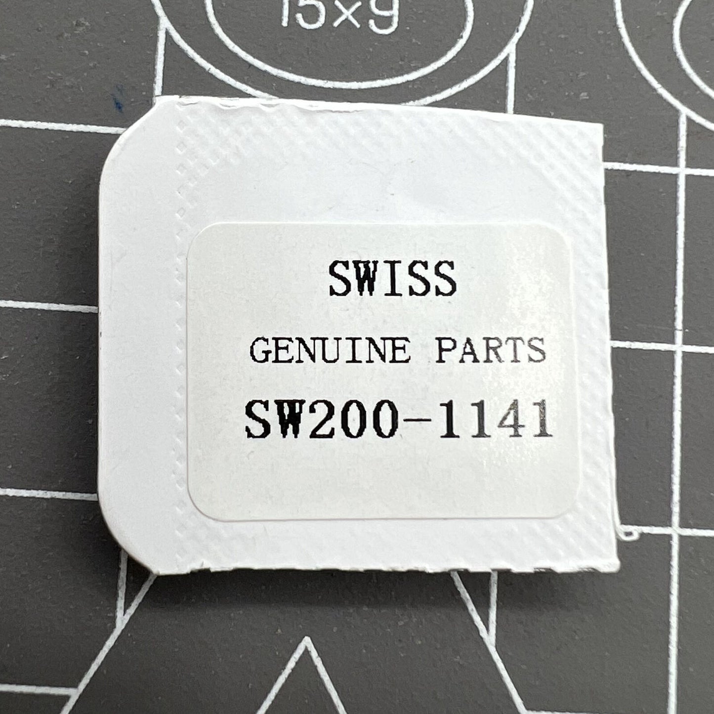 Ref.1141 automatic device lower bridge spare part for SW200 movement, precision Tissot watch component.