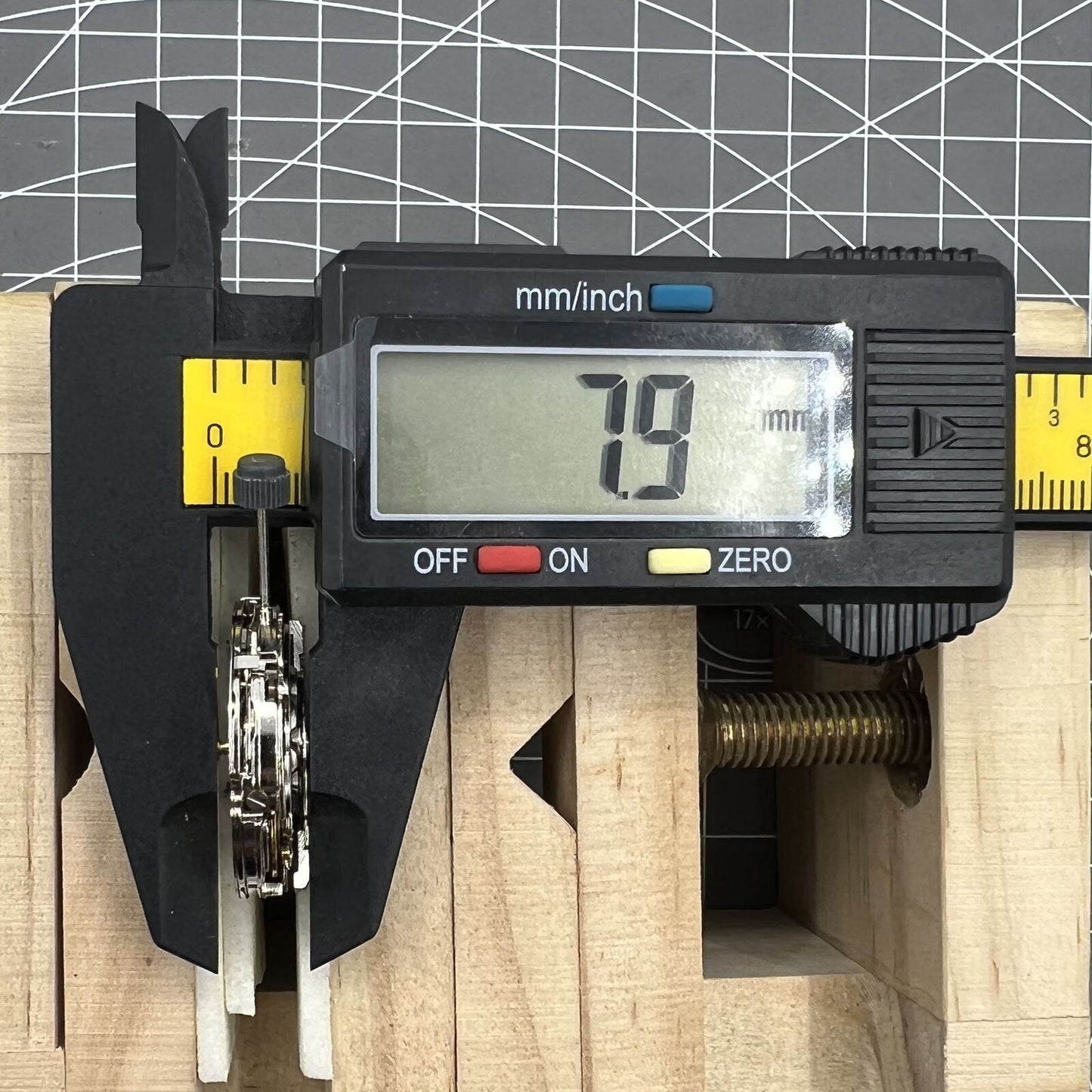 NN 8205 automatic watch movement, displaying intricate mechanical gears and precision engineering.