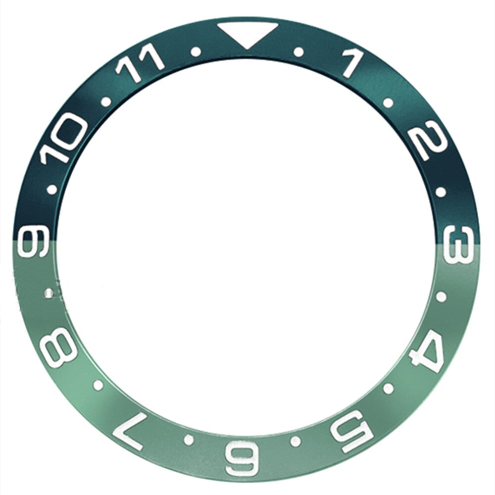 38 mm 12 Stunden Aluminiumlegierung Uhrenlünetteneinsatz passend für SKX007 SKX011 SUB Diver