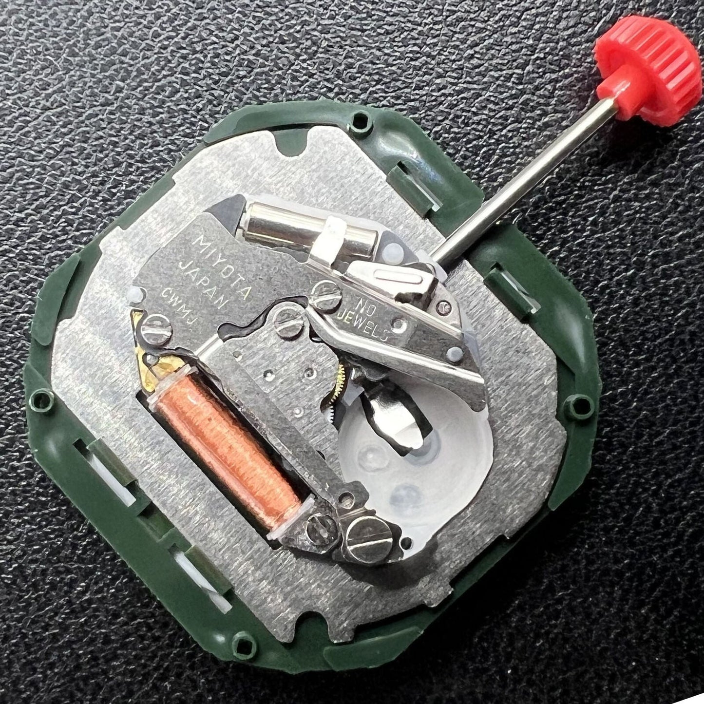 Miyota 2350 3 Hands Day Date Quartz Movement With Watch Stem