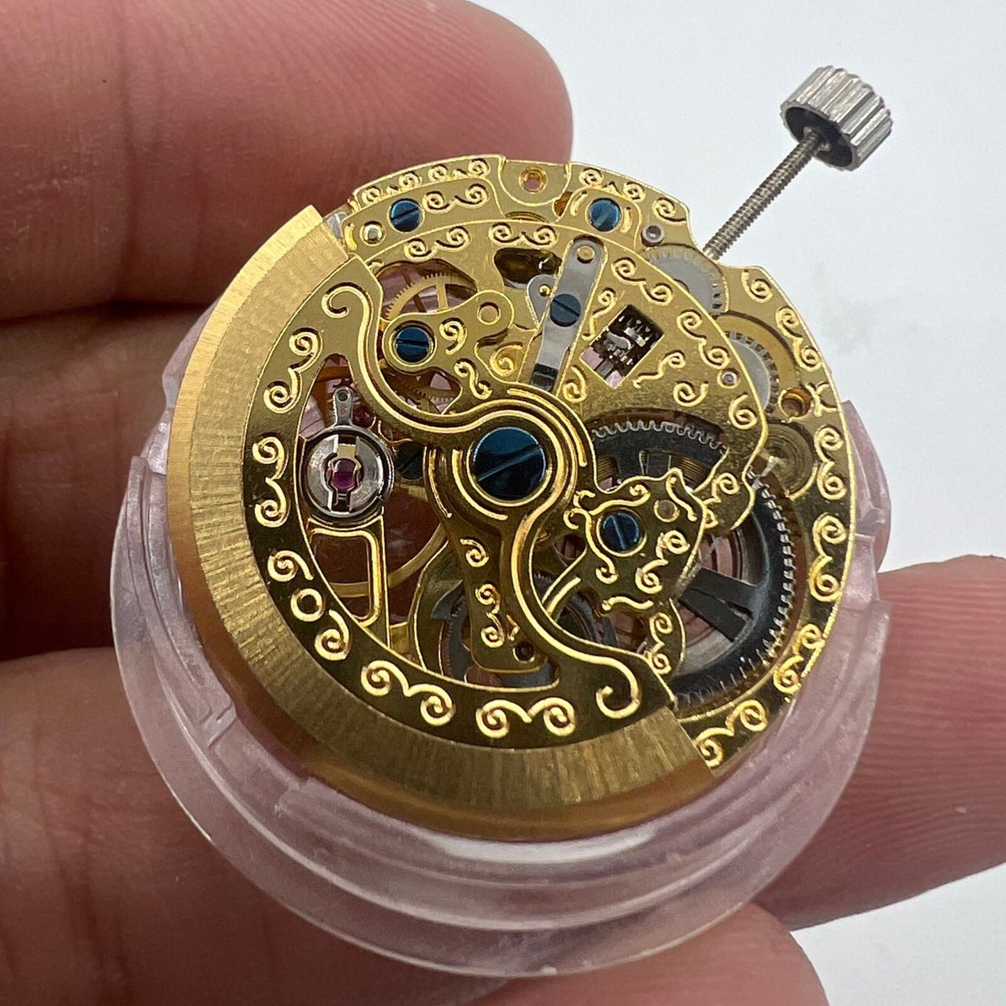 Mouvement mécanique automatique creux de remplacement pour montre asiatique Golden Tianjin TY2807 T16