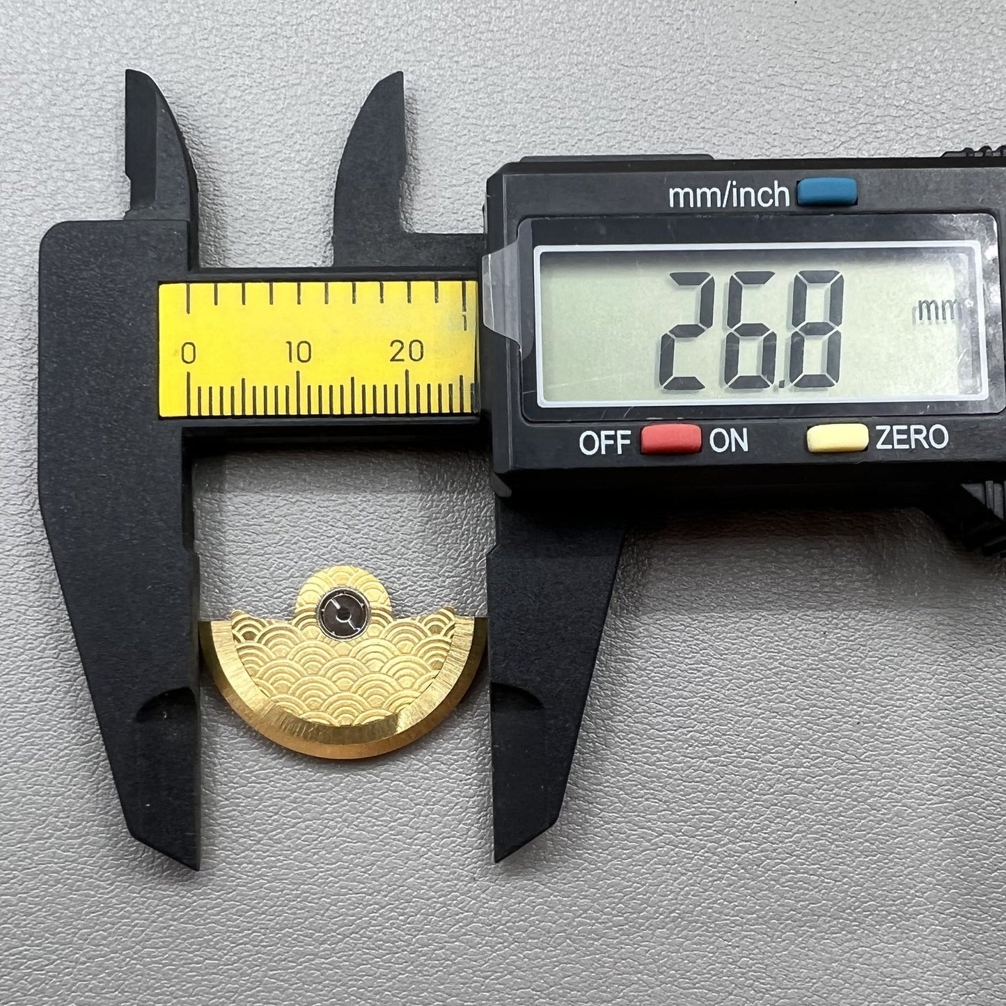 Goldene Meereswelle Gravierter Rotor Oszillierendes Gewicht für NH35 NH36