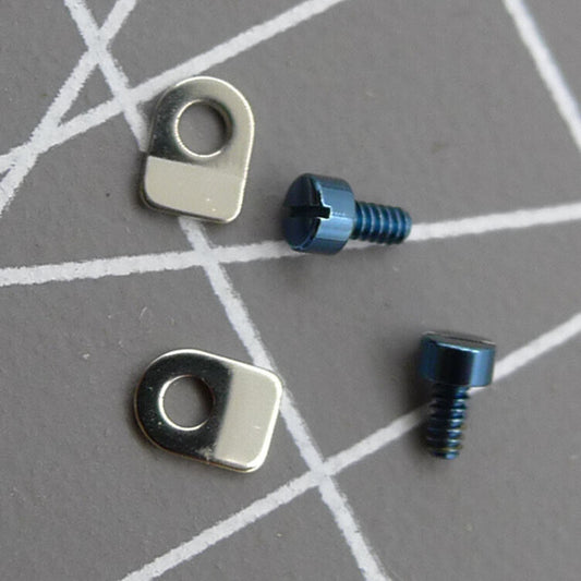 Casing clamp and screws by Seagull for securing ST3600 ETA6497 watch movement components.