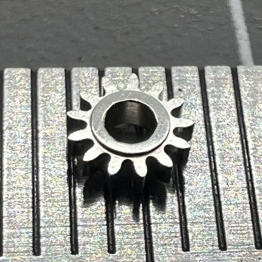 Silver winding pinion for ST3600 ETA6497 watch movement, precise replacement part for repairs