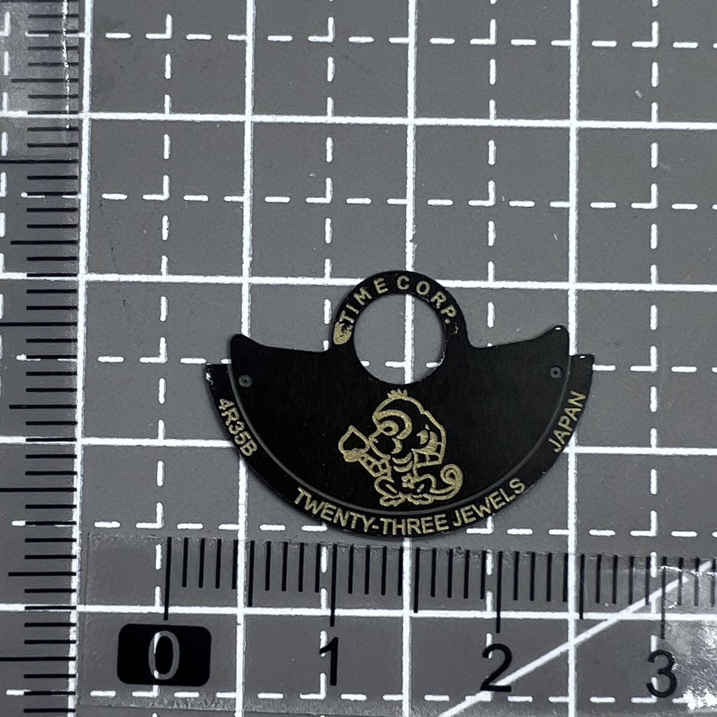 2 PIECES Monkey~China Zodiac Black Rotor Oscillating Weight for NH35 NH36 4R35