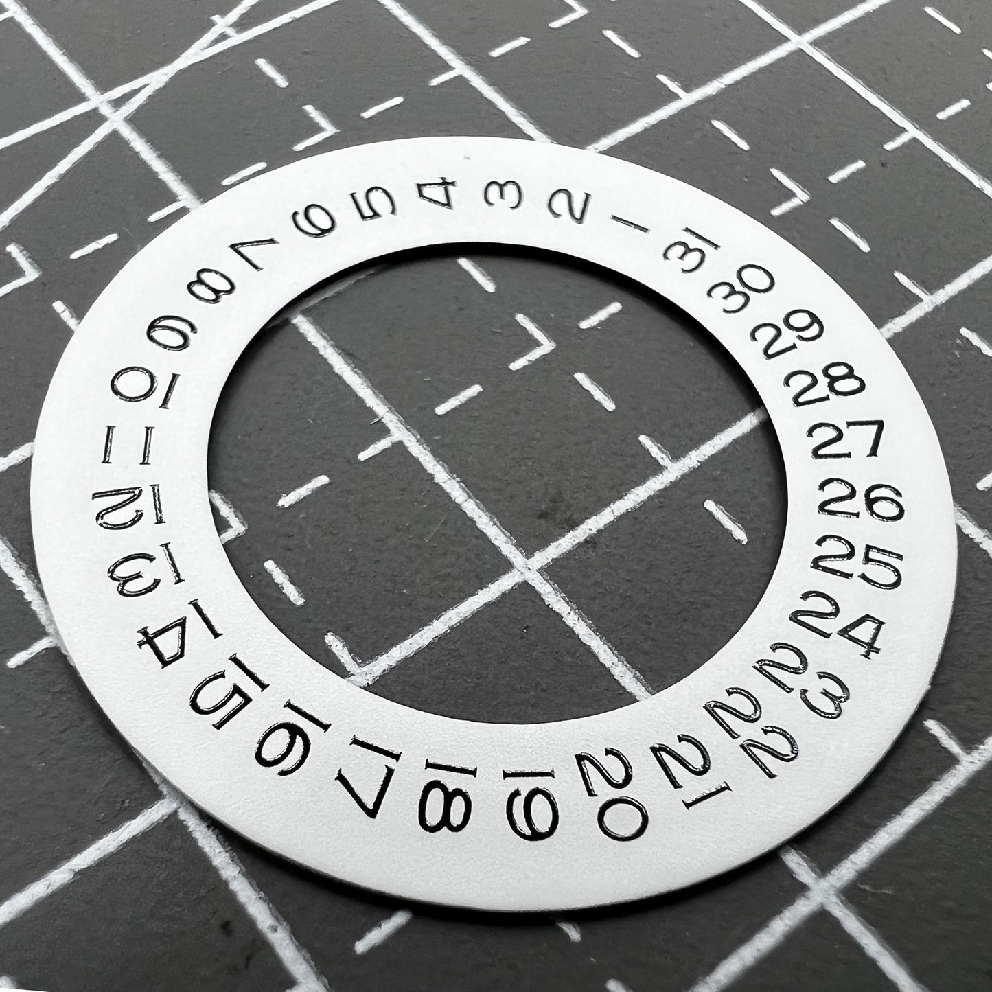 2 PIECES Thicken Date Disk Wheel Overlay for Tianjin Seagull 2824 2836 2813 8215