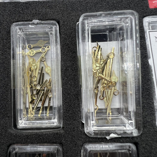 Set of luminous watch hands for Chinese movement, Datejust style, perfect for precise timekeeping and style.