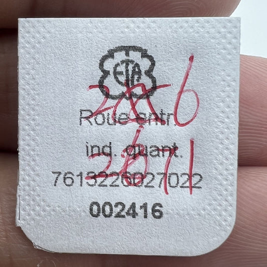 Ref.2556 driving wheel spare part for ETA 2671 watch movement date indicator