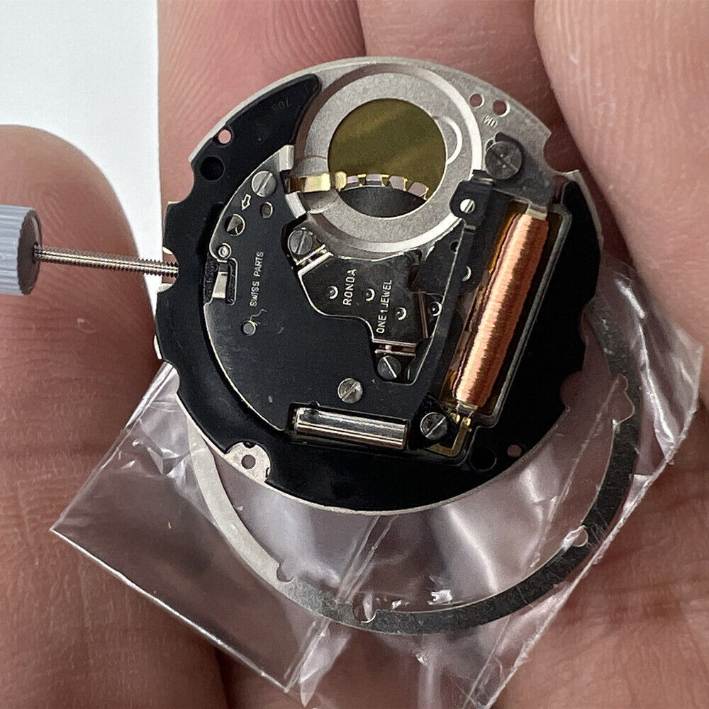 Ronda 705 3 Hand Quartz Watch Movement Date At 6 Swiss Parts HCP4