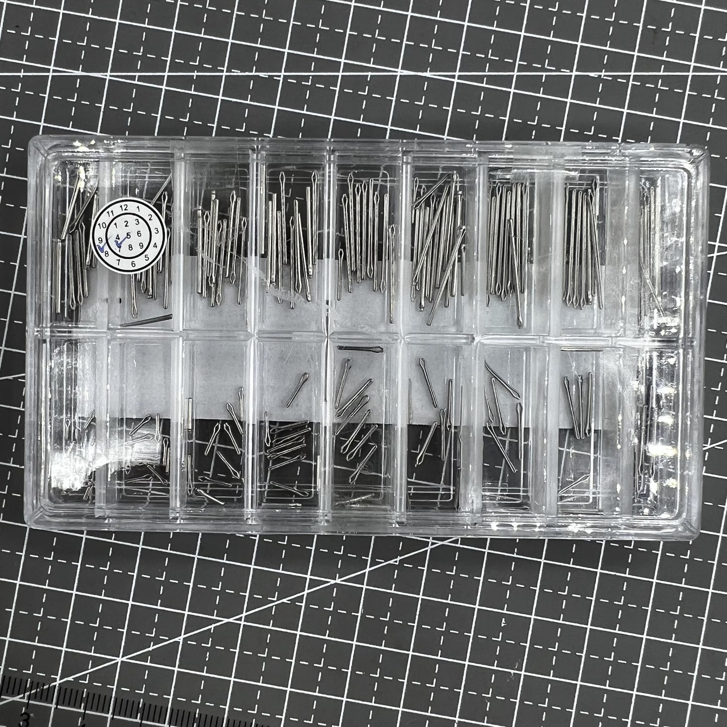 10PCSx18 Durchmesser 0,8 mm Edelstahl Open End Pins Kit Pins Größe von 4 ~ 21 mm
