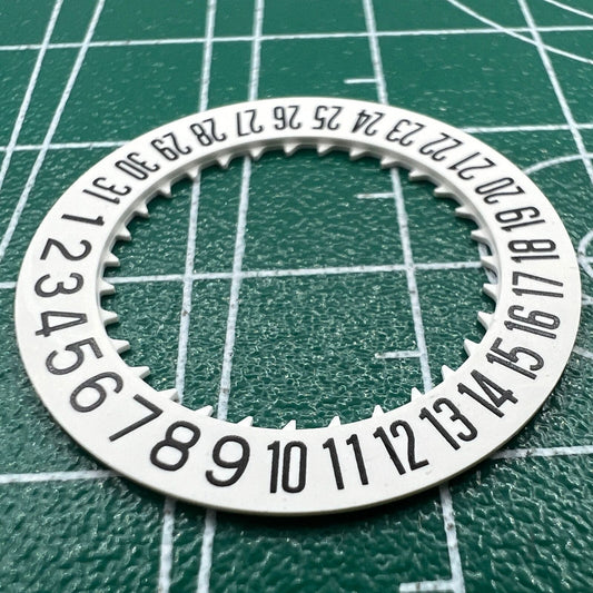 White date disk wheel for NH35 NH36 watch movement, date display at 6 o'clock position, wholesale lot.