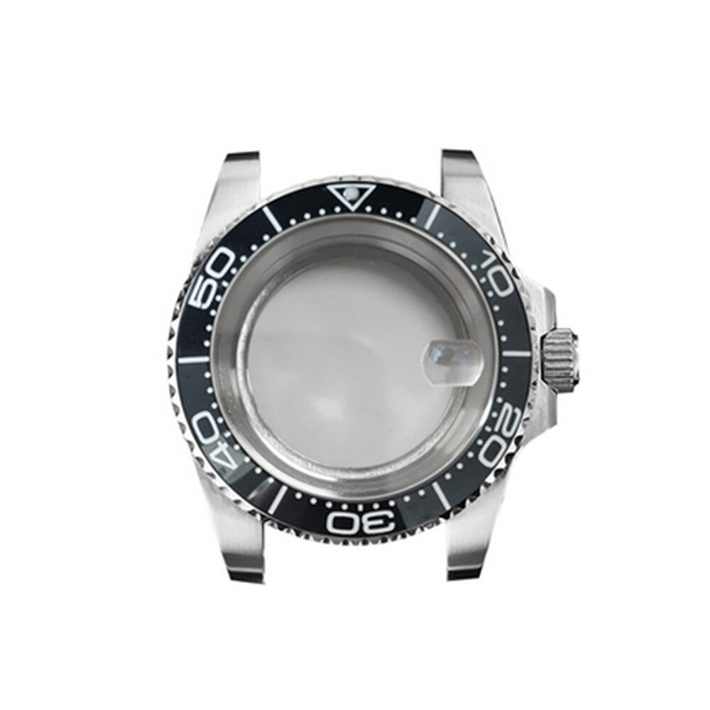 Boîtier de montre en verre saphir grossissant 40 mm pour montre NH35/NH36