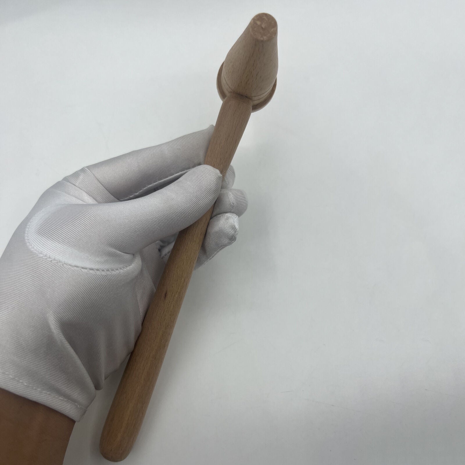 Bergeon 1447 Swiss Made boxwood mallet for precise watch bracelet pin adjustments.