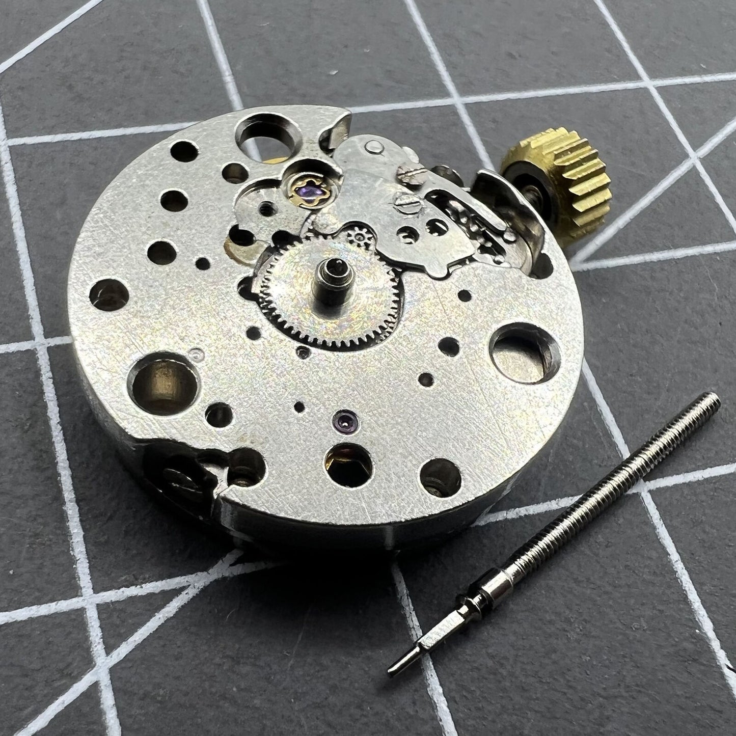 17.2mm Silver Old Shanghai Movement for Lady Watch Steampunk DIY Craft Parts