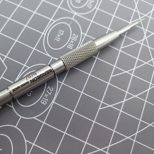 Bergeon 6767-F spring bar tool for precise watch bracelet fitting by Swiss Made Bergeon