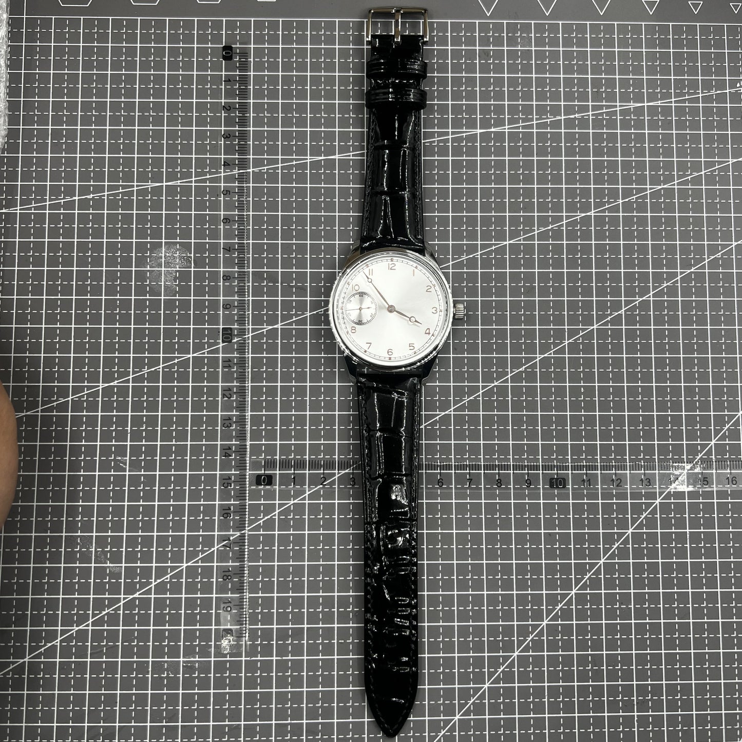42mm Men Watch Seagull ST3600 Manual Chain Up Mechanical Movement