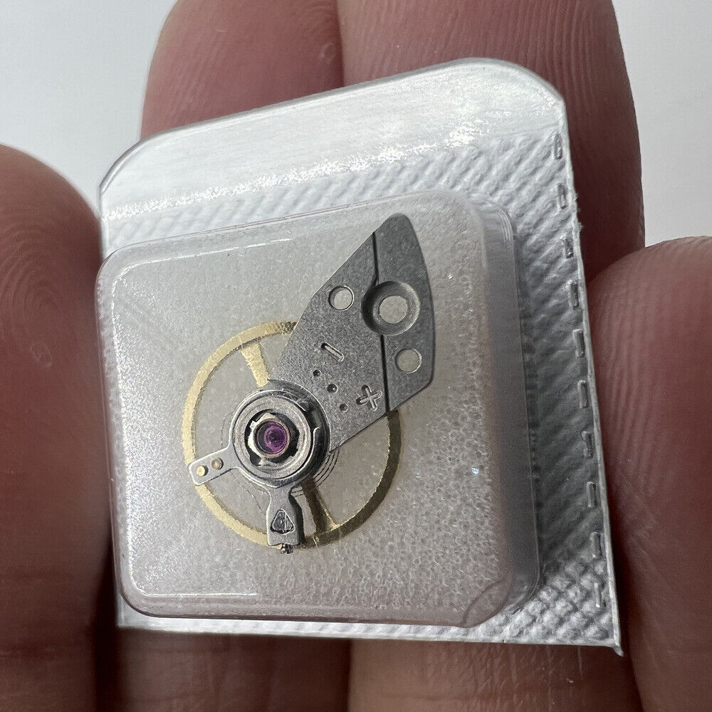 Japan Made silver balance wheel with splint for Miyota 8205 8200 watch movement repair and maintenance.