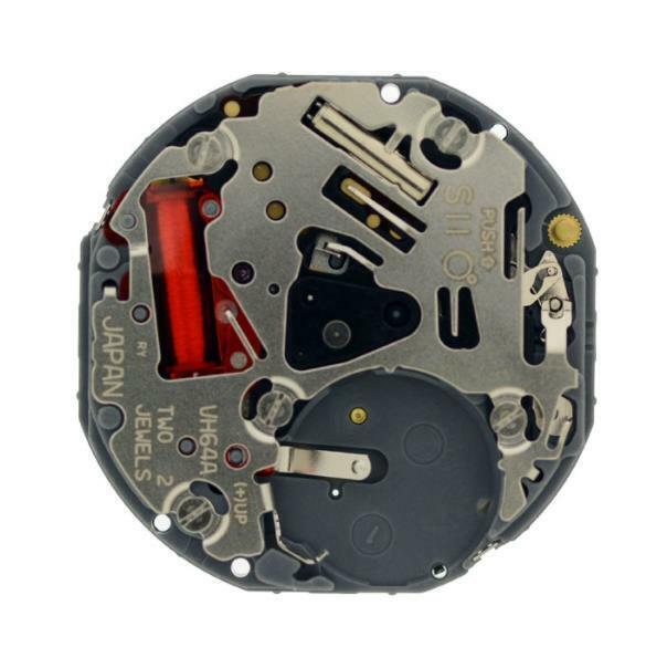 Montre Seiko SII VH64 VH64A fabriquée au Japon, mouvement à quartz