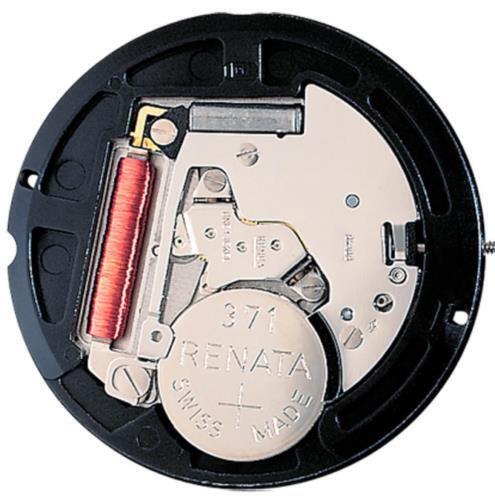 Ronda 519 quartz watch movement with precise timekeeping for watch repairs and replacements.
