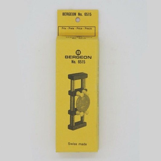 Bergeon 6515 Swiss movement holder tool securing watch parts for precise repairs and assembly