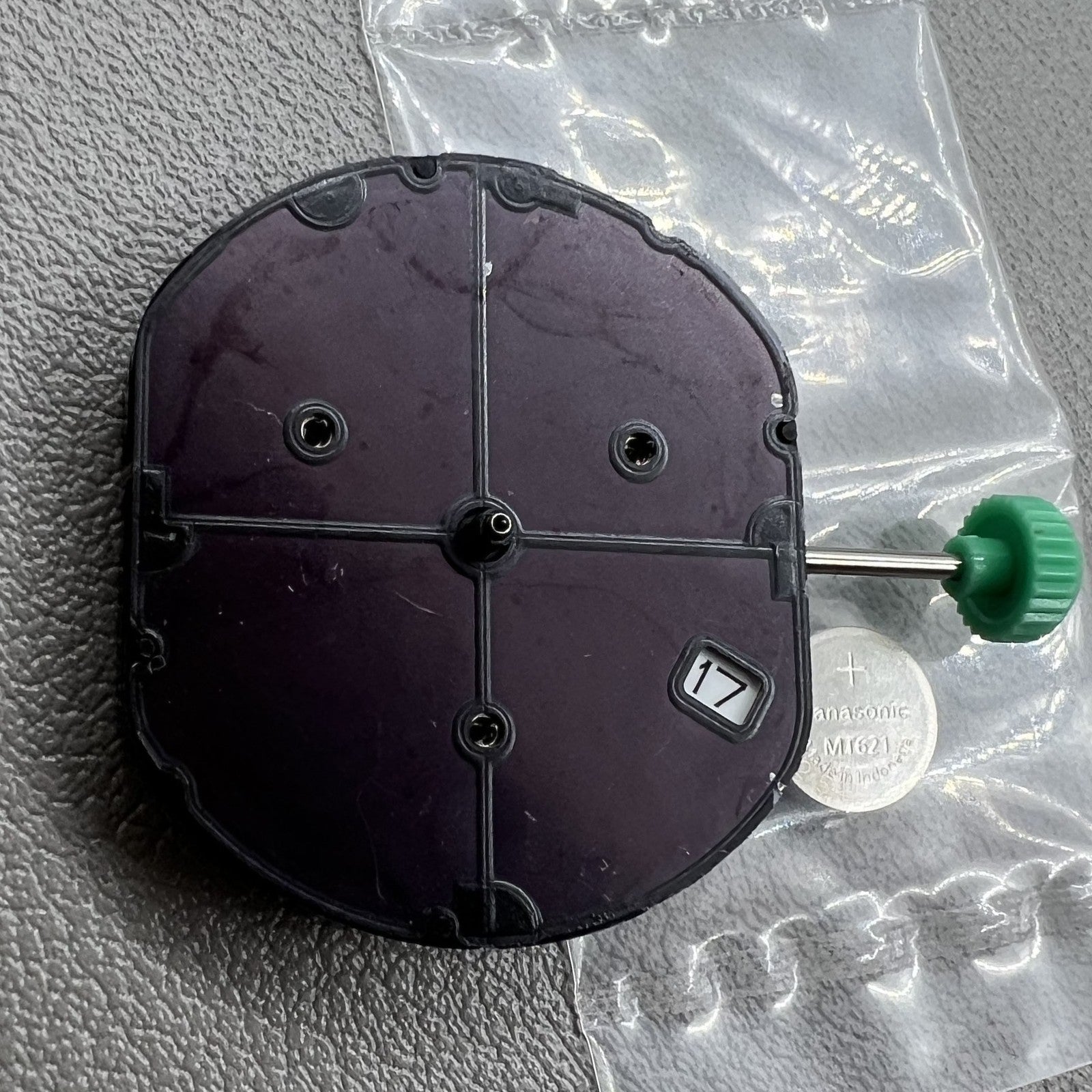 Citizen H500M watch accessory highlighting Eco-Drive solar quartz movement with small seconds detail.