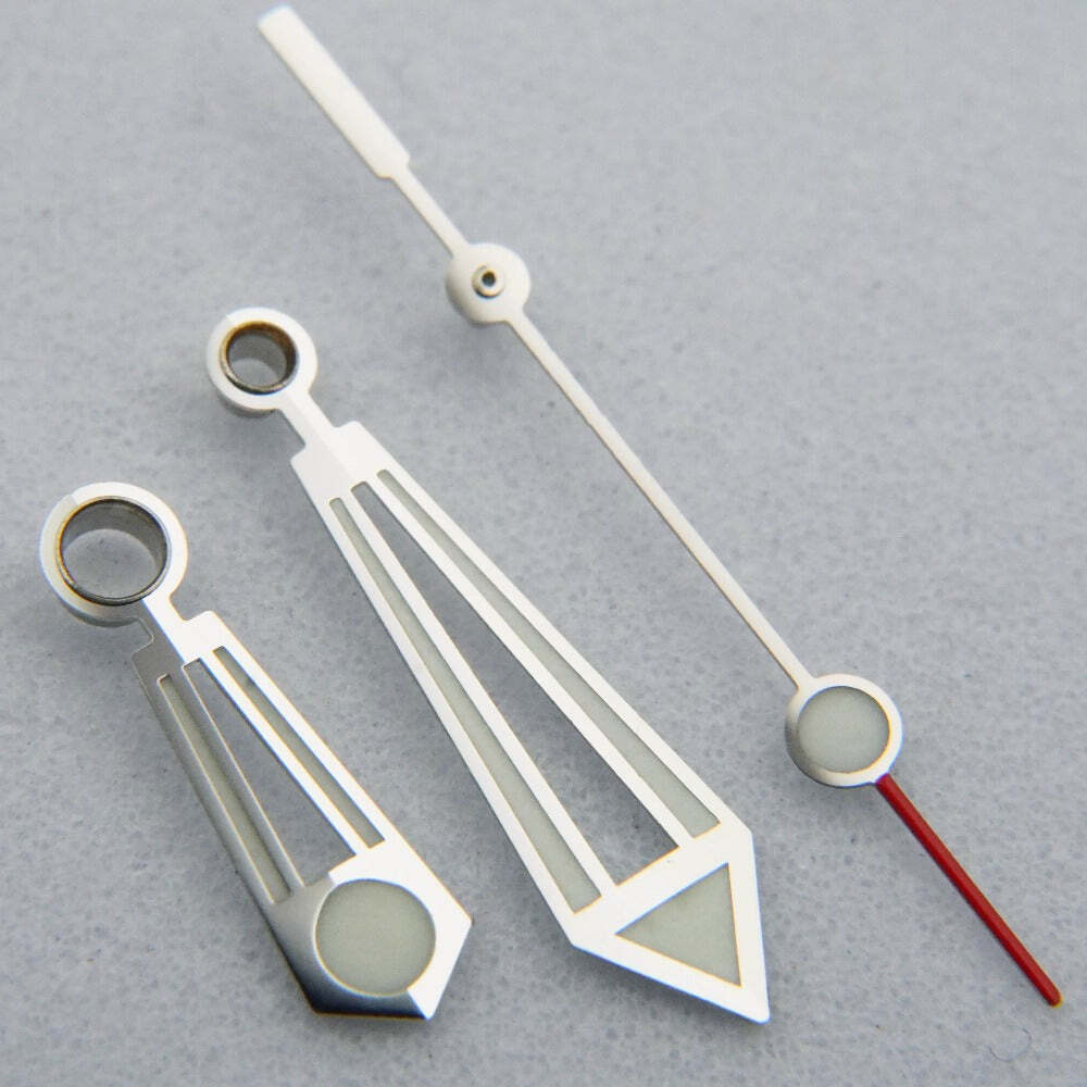 Grünes Zifferblatt OMG300 Serie Uhrzeiger Set mit Silberrand für ETA 2824