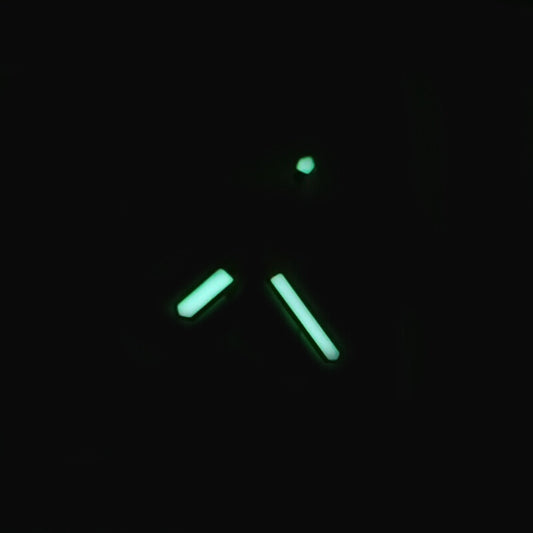 C3 green luminous watch hands set by P1-4-C for NH35A movement, fits SBDX001/SBDC001/SKX007/SRP777 models.