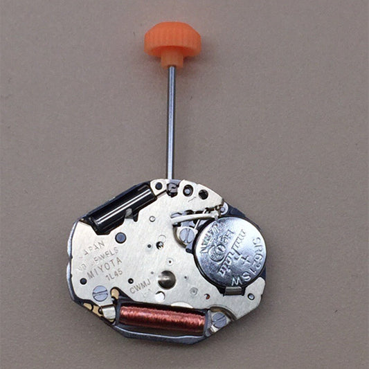 Replacement Miyota 1L45 Japan quartz movement for precise watch repairs and upgrades.