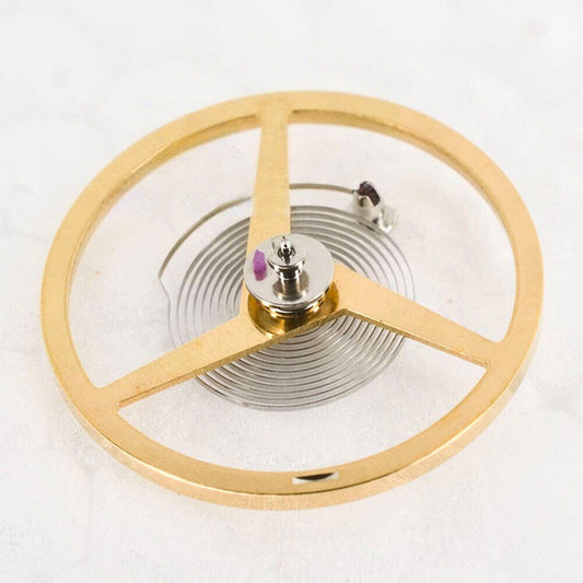 Swiss Original Balance Wheel for ETA C01.211 watch movement, precision part #6402 by Swiss brand.