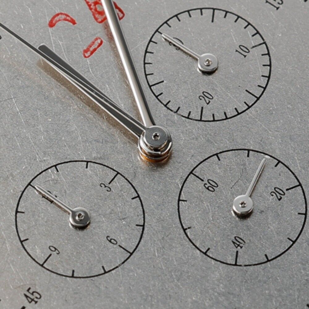 Chinese SL4801 watch accessory featuring multifunctional mechanical movement with small seconds at 3, 6, and 9 o?clock positions for precise timekeeping.