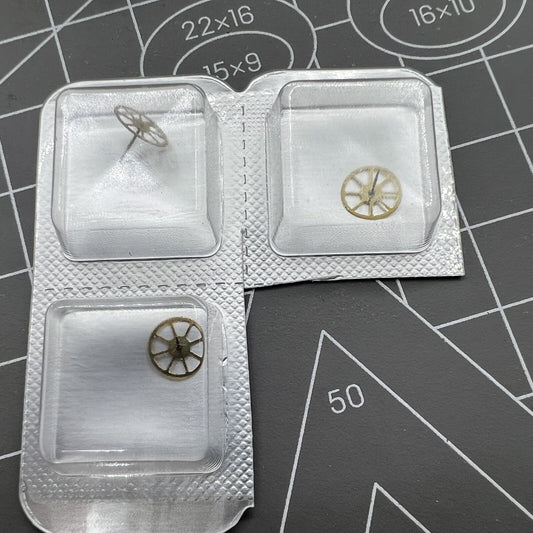 Precision second wheel for ETA 2836 movement, essential watch part for accurate timekeeping.