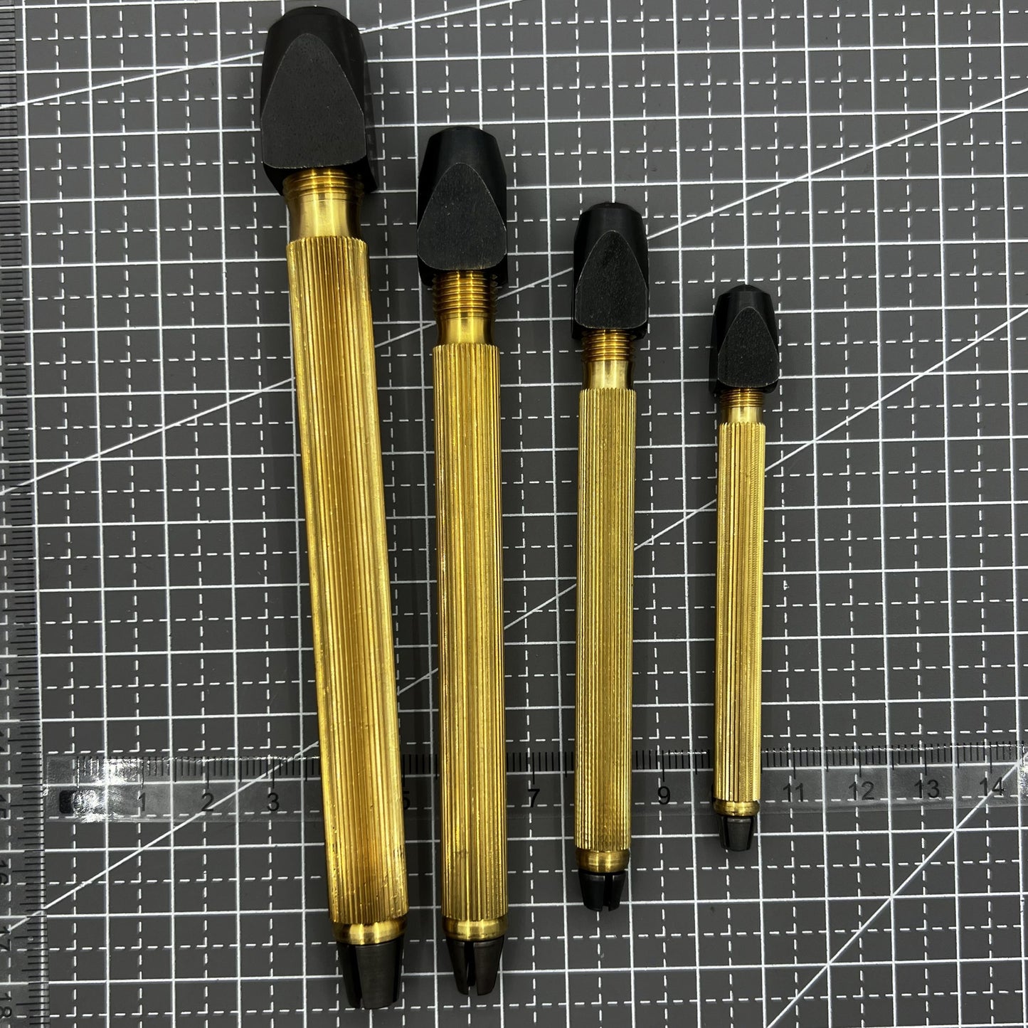 Swiss Horotec MSA02.026 Pin Vice Set 4 Piece Square Head