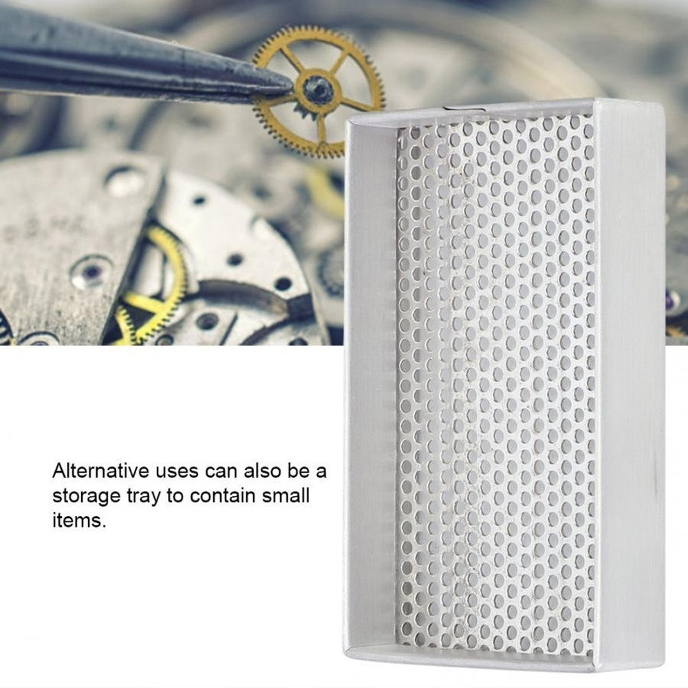 Watch Parts Storage Tray Organizer Dryer Plate Aluminum Cleaning Tool Watchmaker