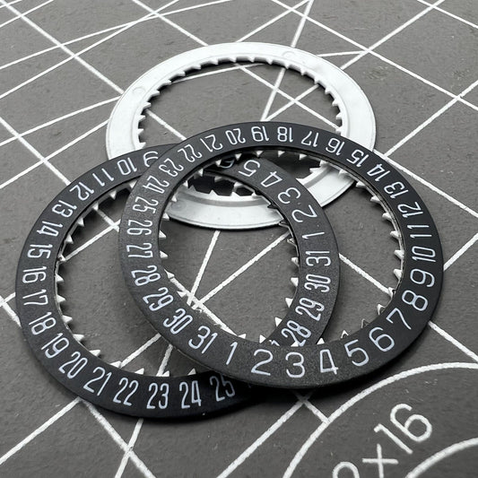 Generic Date Disk Wheel for Miyota 8215 watch movement, date display at 6 o'clock position.