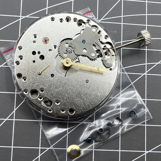 Mechanical hand winding movement with second hand at 6 o'clock for Seagull 6497 ST3600/3620 watch repair.