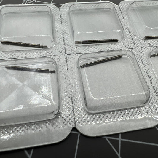 Set of 3 ETA 255.111 compatible watch winding stems for precise time adjustment, brand quality guaranteed.