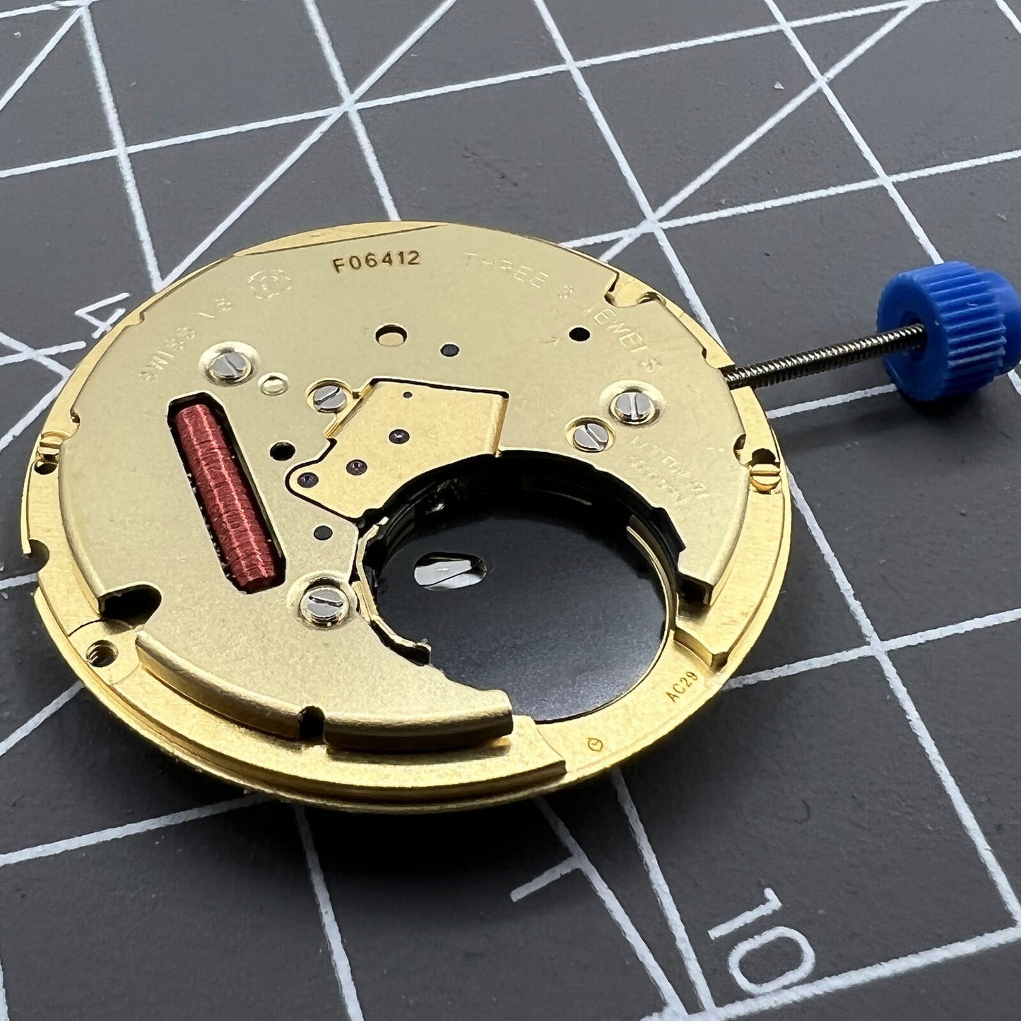 ETA F06.412 quartz watch movement by ETA, high-precision replacement for 955.112 models.