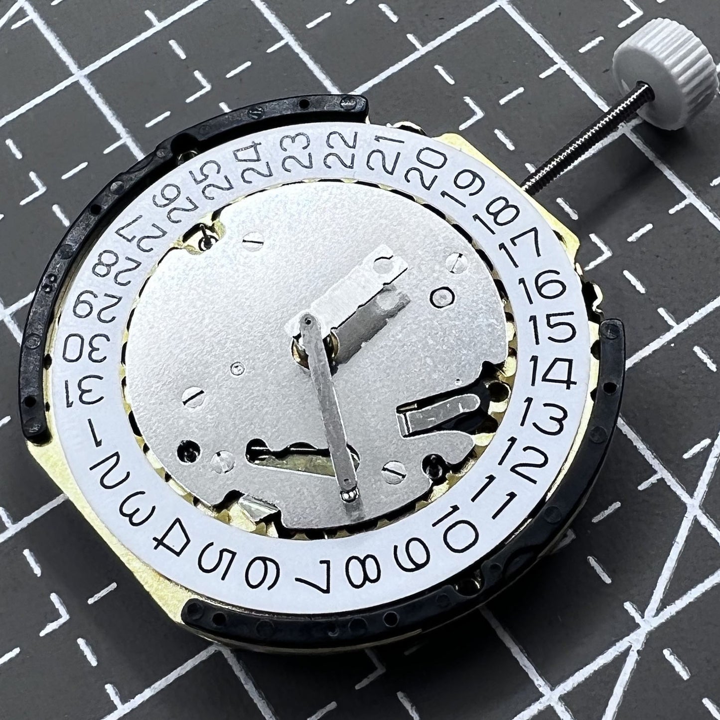 Montre à quartz suisse Ronda 3540D 3540.D, mouvement date à 3 heures