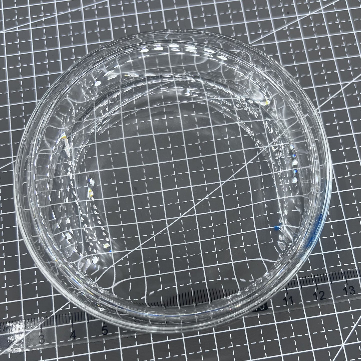 90mm Glass Watch Oil Benzine Cup with Anti-Leak Cover Tool