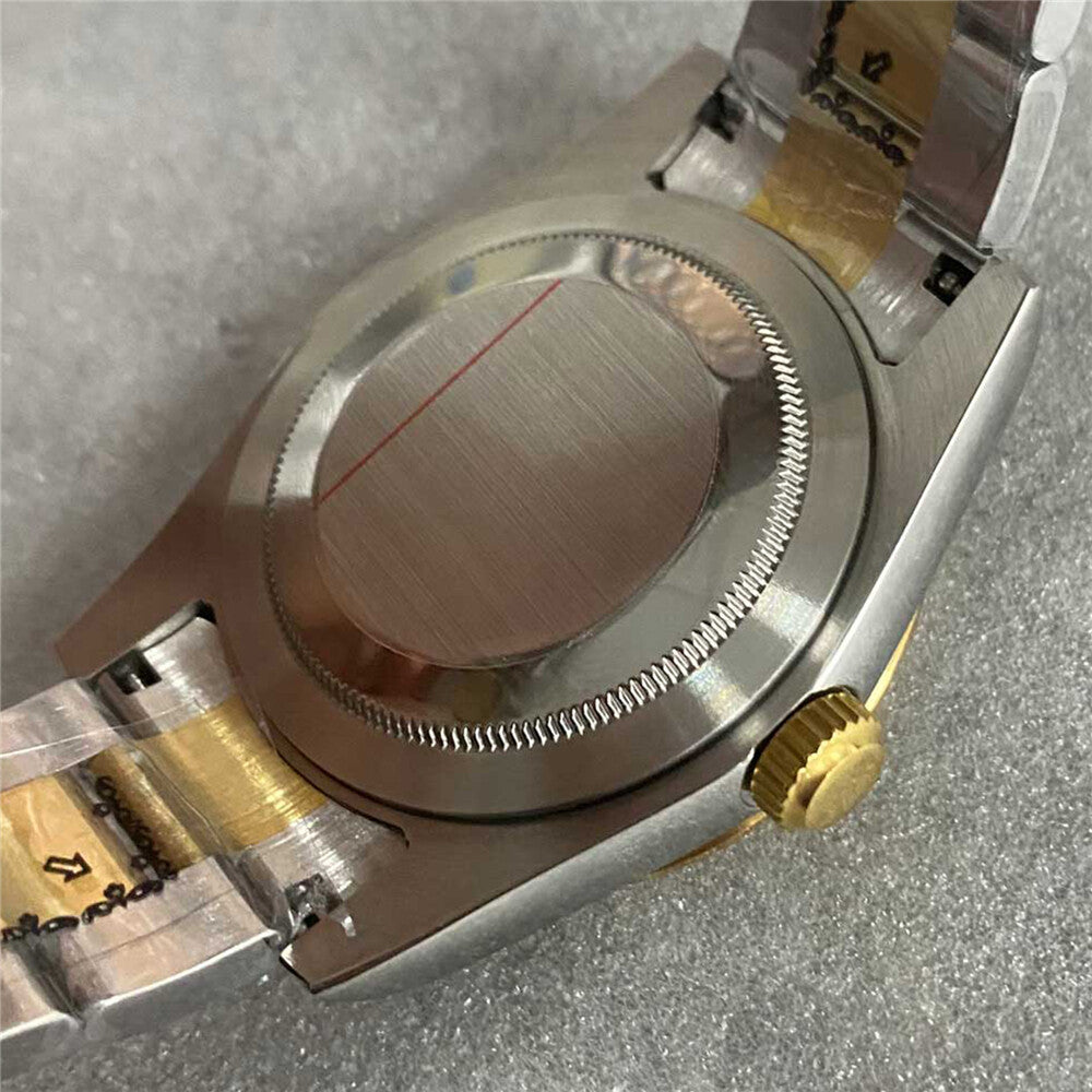 Bracelet de montre 39 mm en verre saphir/boîtier miroir plat pour NH35/NH36