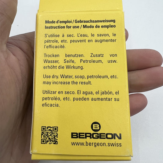 Bergeon 5444-A fine rust-removing polishing cloth for watch accessories cleaning