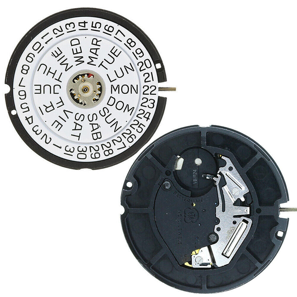 ETA 805.122 Watch Quartz Movement 3 Hands, Day/Date 3