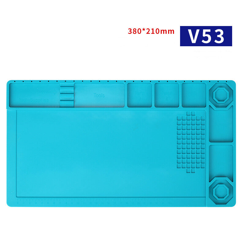 Heat-Resistant Soldering Station Silicon Soldering Watch Repair Mat Work Pad
