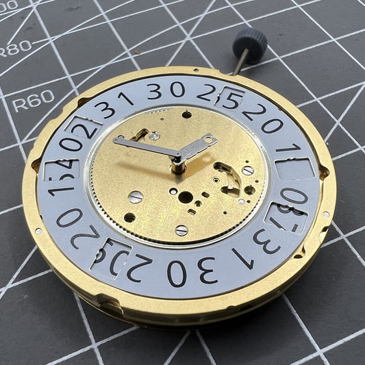 Swiss Ronda 8040B quartz watch movement for precise timekeeping in watch accessories.