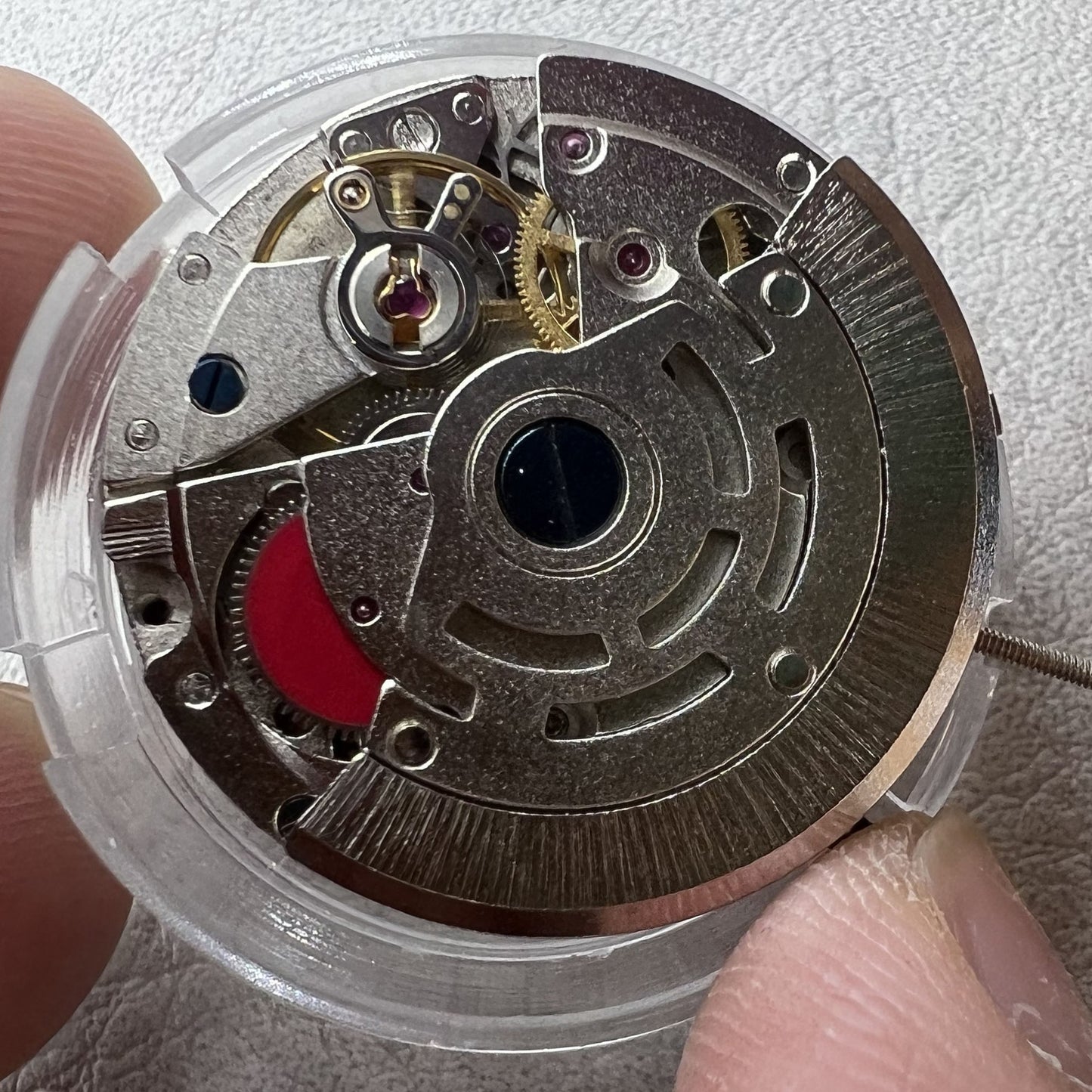 Dandong DL8218 Stern-Mond-Phase Silber Datum Woche Automatisches mechanisches Uhrwerk