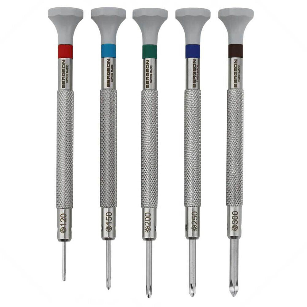 Individual Bergeon 30081-C Phillips Head Ergonomic Screwdrivers 5 Size Available