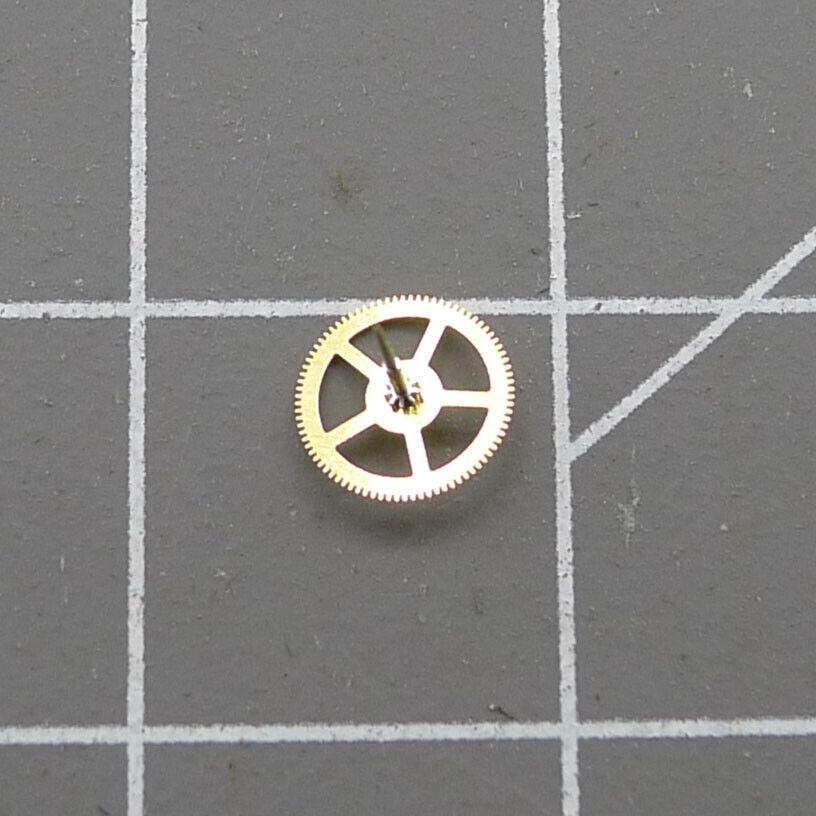 Roue des secondes dorée 4,5H générique pour mouvement Miyota 82S5 82S7, 3 pièces