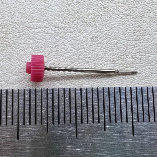 Set of 5 watch winding stems compatible with Ronda 705 movement for precise time adjustments.