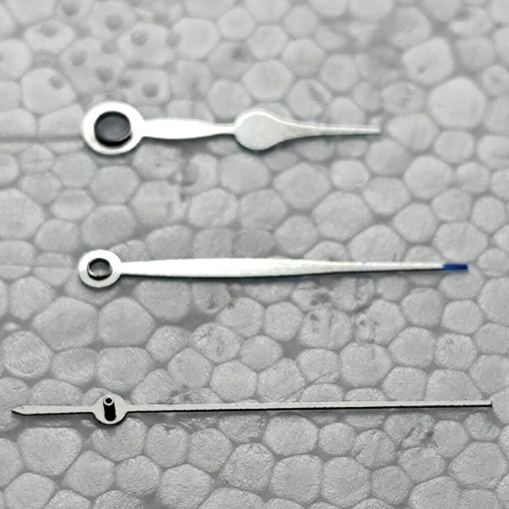 Aiguilles de montre bleues polies 11,5 × 15,5 × 15,5 mm pour mouvement Hangzhou 2350